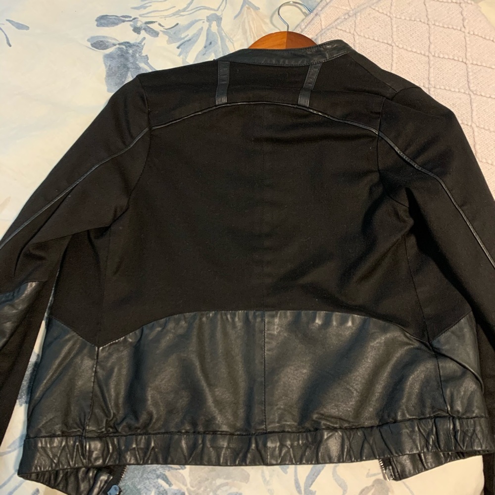 ✨ Design Lab Leather Jacket ✨ - Picture 2 of 4